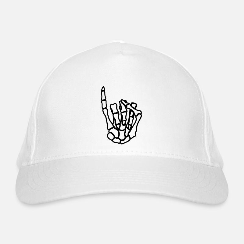 klenkes skelett Kontur Bio-Baseballkappe