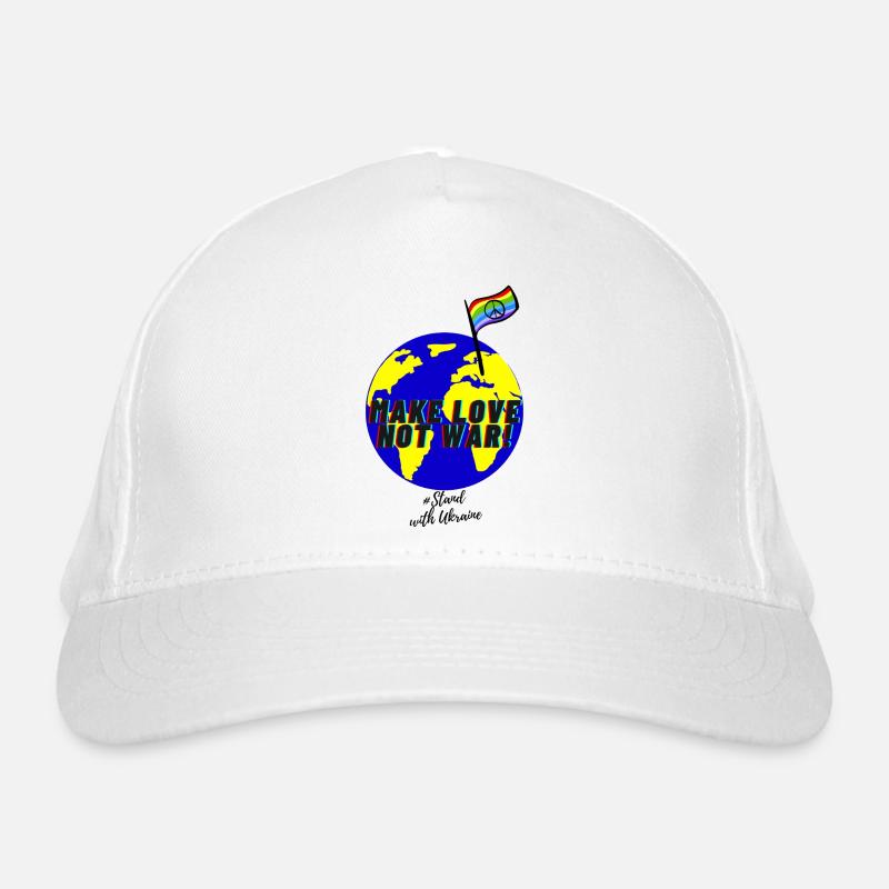 Make Love not War! Bio-Baseballkappe