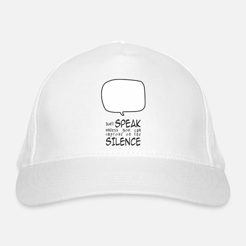 Ne parlez pas Casquette classique bio