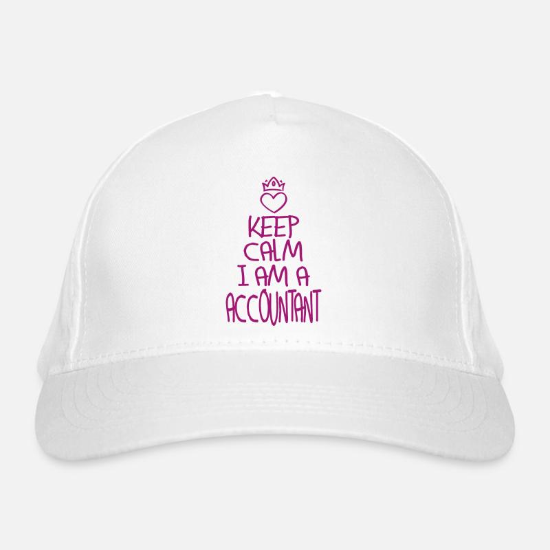 Gardez calme Comptable Cool Comptable Cadeau Casquette classique bio