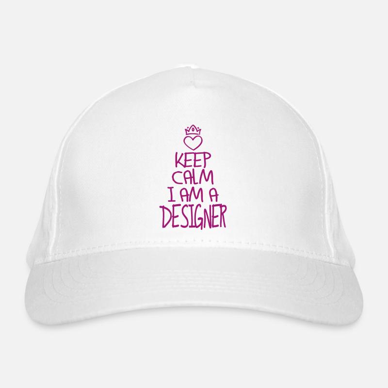 Gardez calm Designer cool cadeau de designer Casquette classique bio