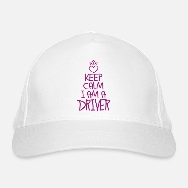 Keep Calm Driver Cool Cadeau Casquette classique bio