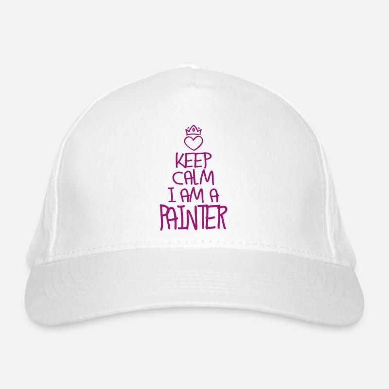 Keep Calm Painter Cool Painter Gift Organic Baseball Cap