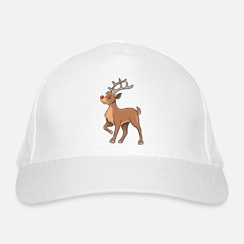 Rentier Rudolph Bio-Baseballkappe