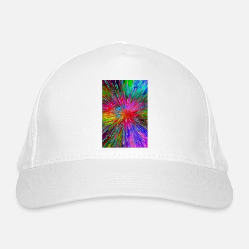 Sehr schöne Kunst mit allen Farben Bio-Baseballkappe