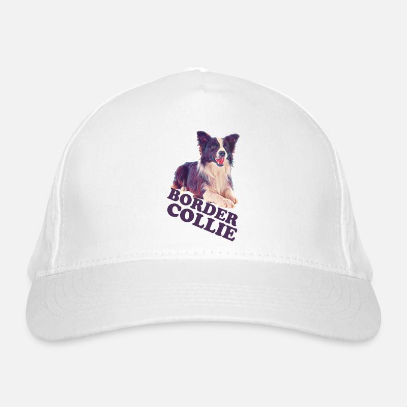 Border collie 3 Casquette classique bio