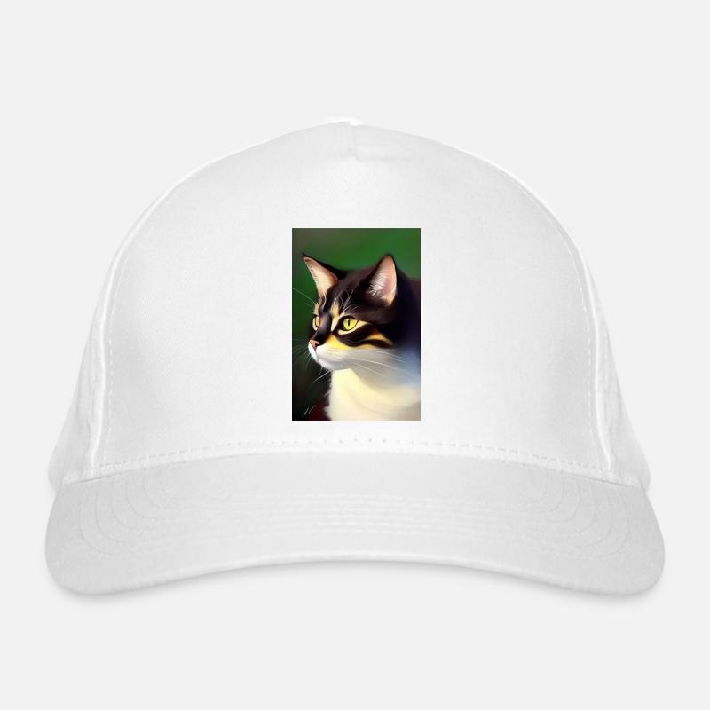 Katzen Bild Bio-Baseballkappe