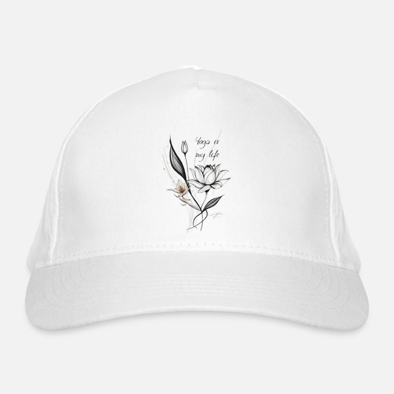 Yoga de la fleur de lotus Casquette classique bio