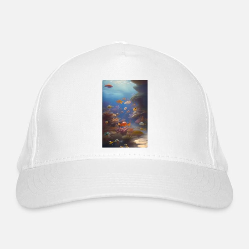 Fish, Aquarium Organic Baseball Cap