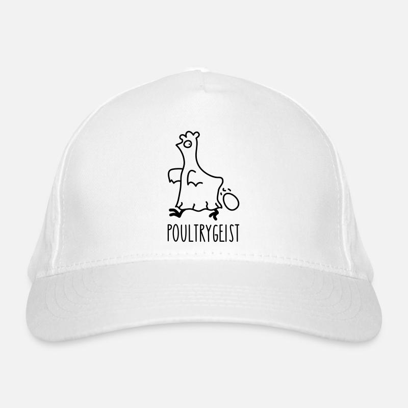 Poltergeist Huhn (b) Bio-Baseballkappe