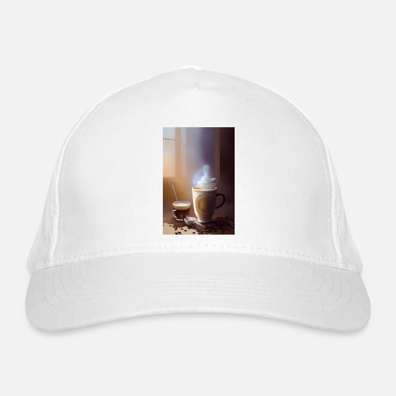 Kaffee, Kaffeebohnen Bio-Baseballkappe