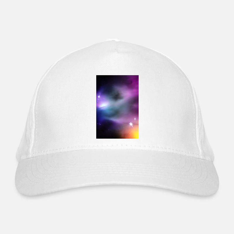 Galaxie Bild Bio-Baseballkappe