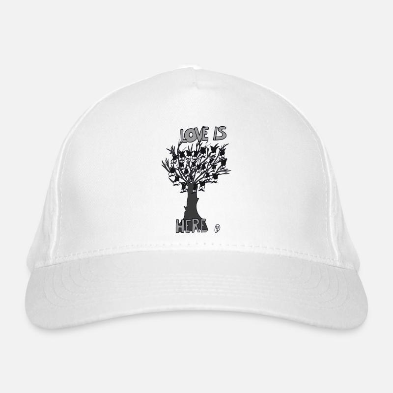 Bats on a tree Organic Baseball Cap