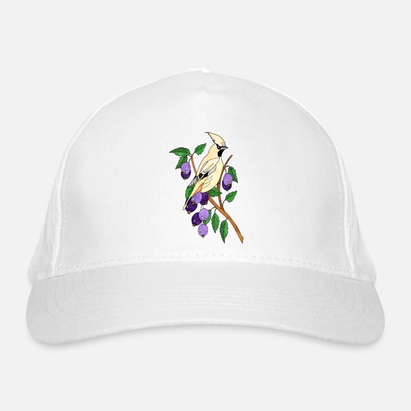 Bunter Vogel Bio-Baseballkappe