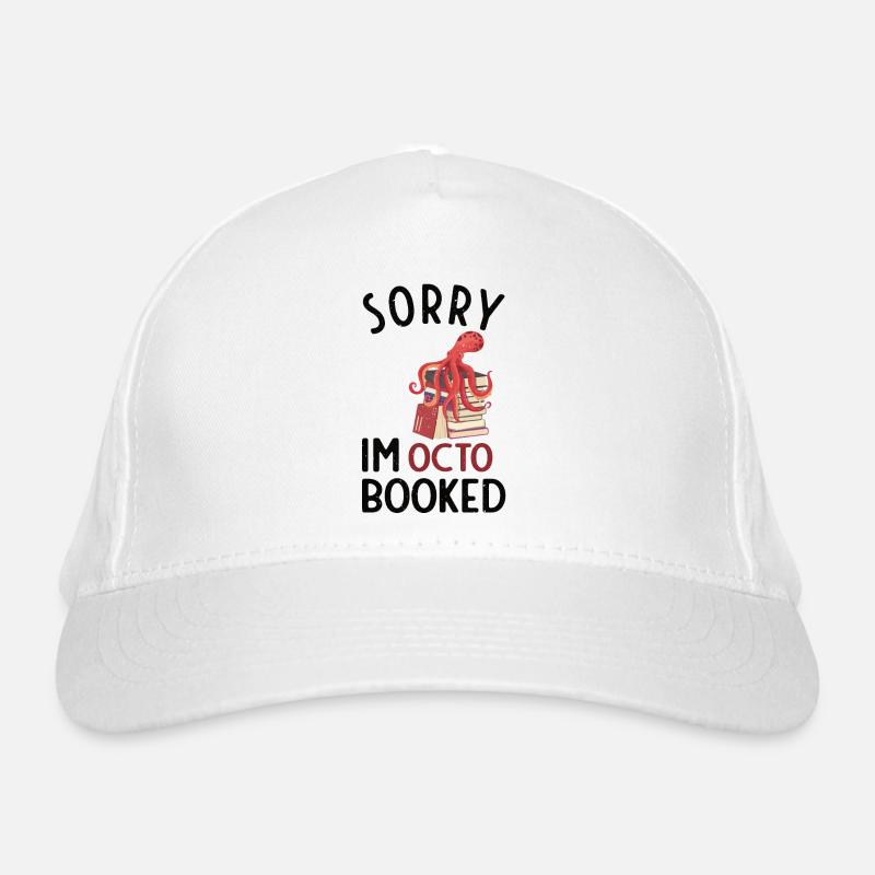Désolé, je suis octo-booké! Lire Octopus Casquette classique bio