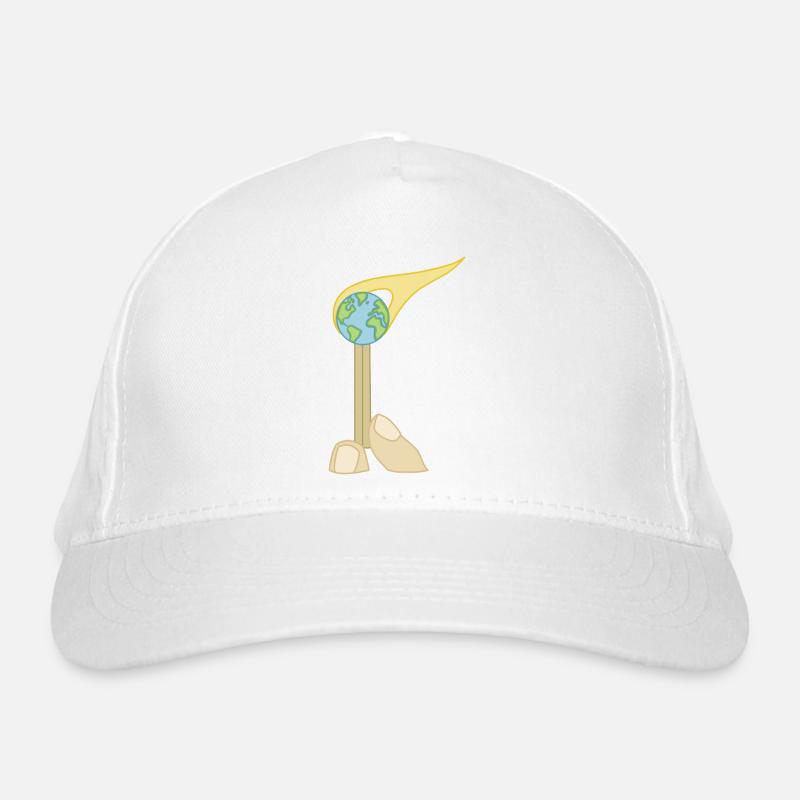 Burning World Organic Baseball Cap