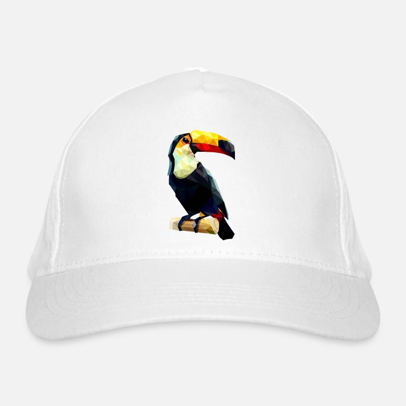 Polygonaler Tukan Bio-Baseballkappe