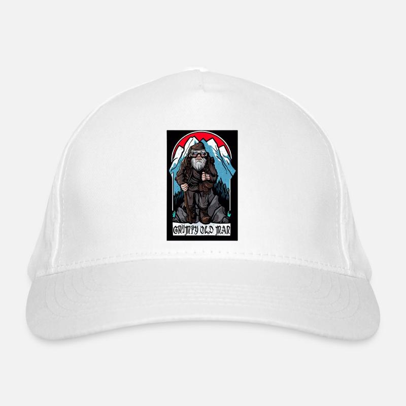 GRUMPY OLD MAN, TSHIRT Organic Baseball Cap