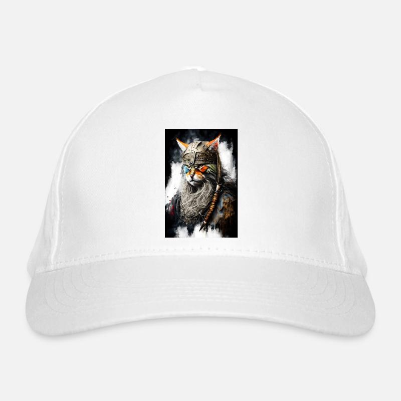 Wikingerkatze in Uniform Bio-Baseballkappe