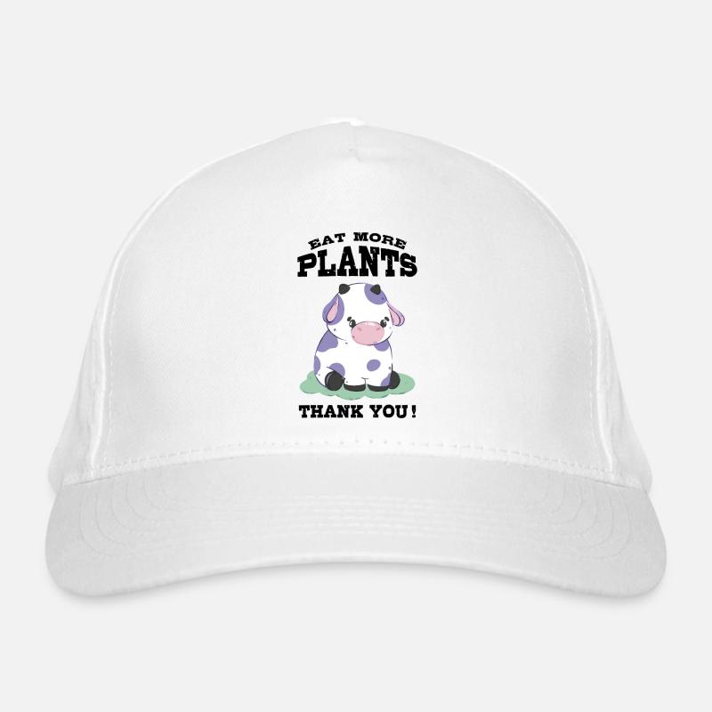 Eat more plants Organic Baseball Cap