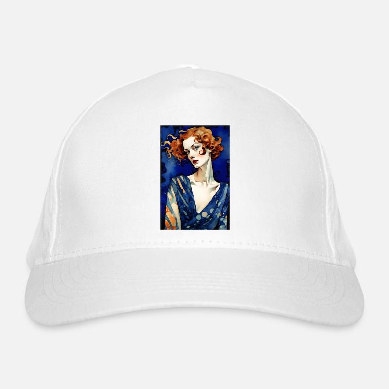 Art Déco 2 Bio-Baseballkappe