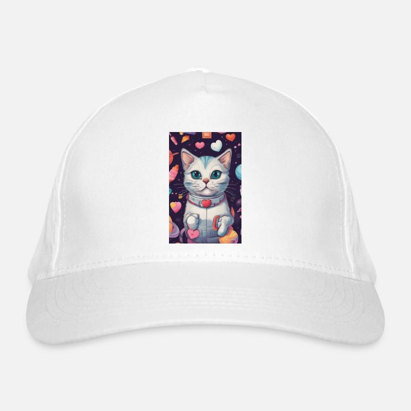Chat dans l’espace Vol.10 Casquette classique bio