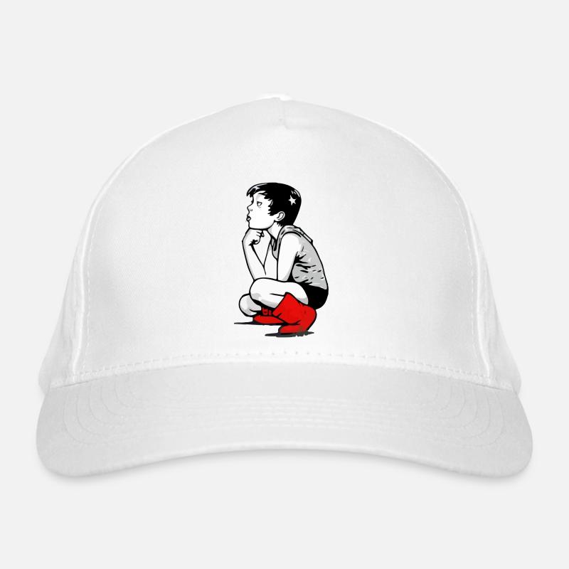 Mathieu dreamer Straßenkunst Bio-Baseballkappe