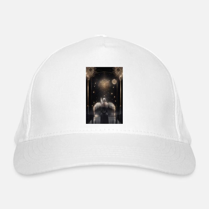 Ange regardant dans les étoiles Casquette classique bio