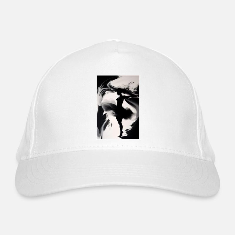 Tänzerin - Bio-Baseballkappe - Weiß