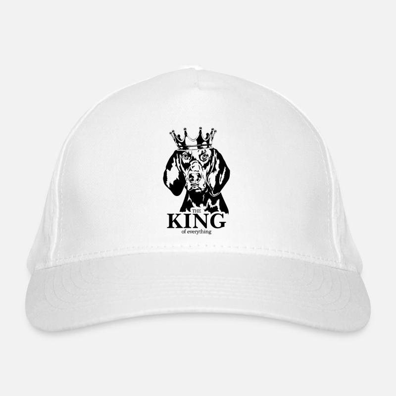 Black and Tan Coonhound King everything Wilsigns Organic Baseball Cap