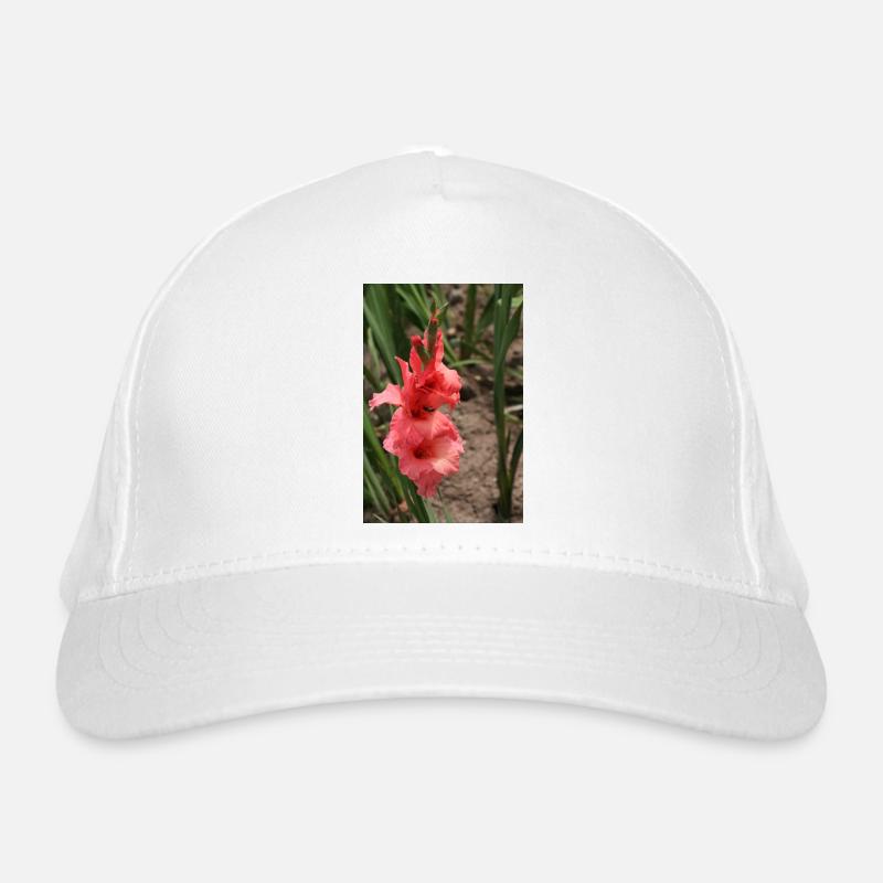 Gladiolus – starch in bloom Organic Baseball Cap