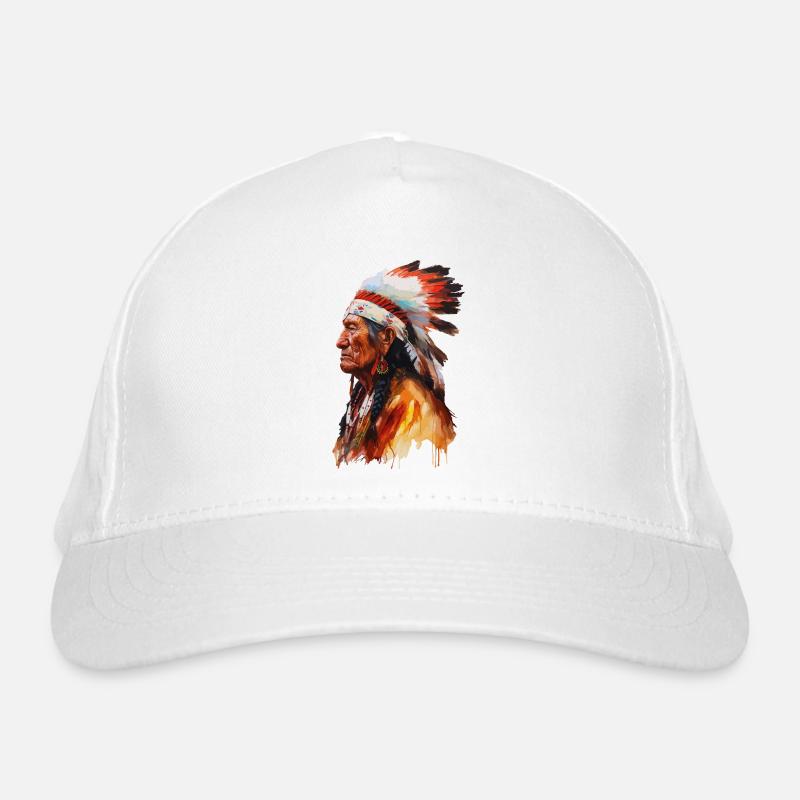 Indianer Häuptling Ureinwohner Stamm Apache Sioux Bio-Baseballkappe