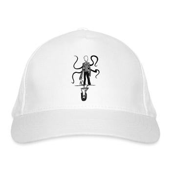Monster-Mädchen - Bio-Baseballkappe - Weiß - Vorne