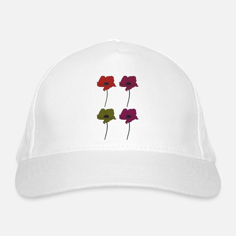 poppy 4fach Bio-Baseballkappe