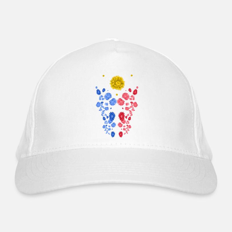 Drapeau philippin des Philippines Pride I Cadeau Casquette classique bio