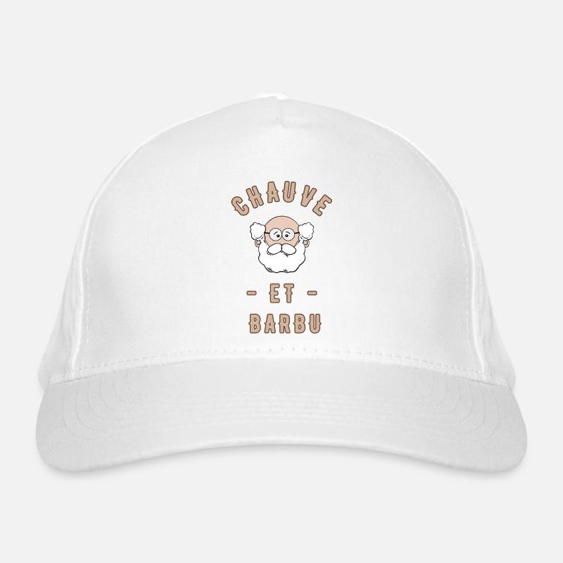 Glatze und bärtig Bio-Baseballkappe