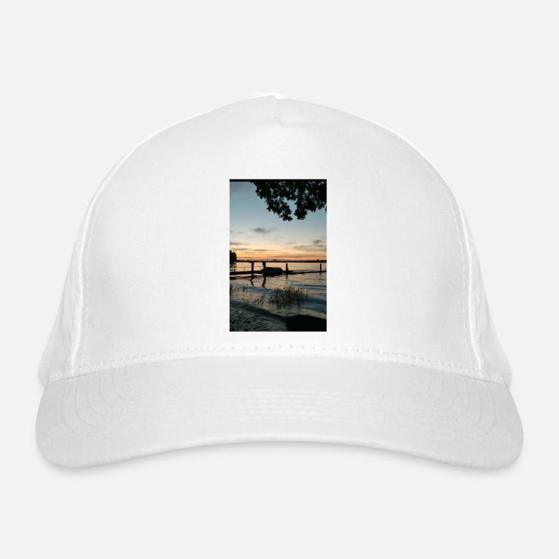Sonnenuntergang Bio-Baseballkappe