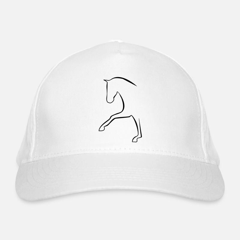 Dressurpferd Bio-Baseballkappe