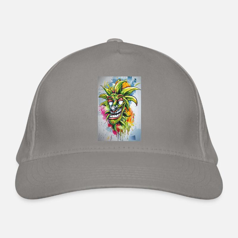 Graffiti Jester Ananas Bio-Baseballkappe