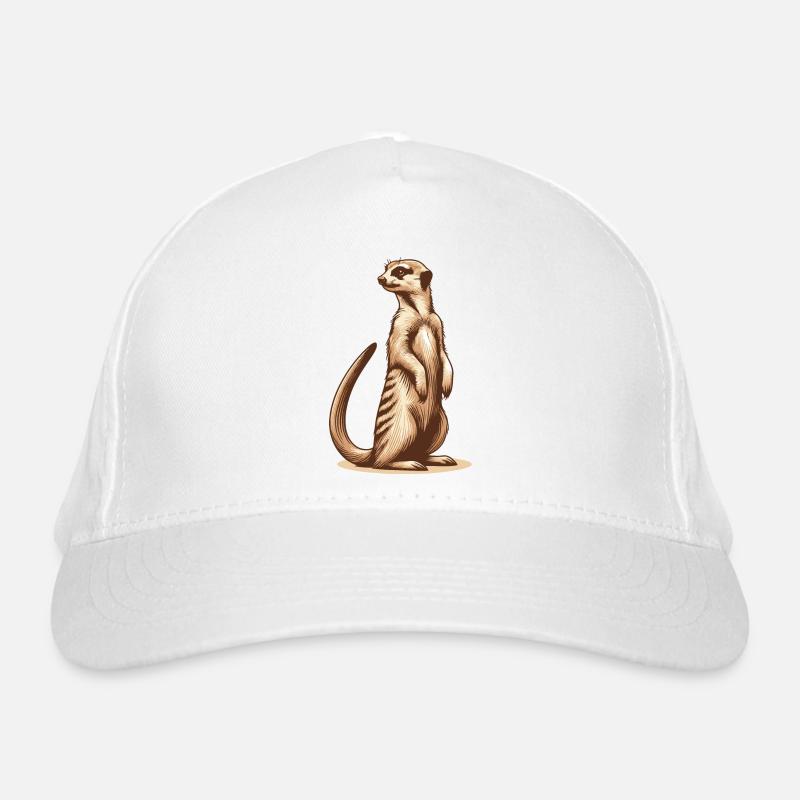 Erdmännchen Bio-Baseballkappe