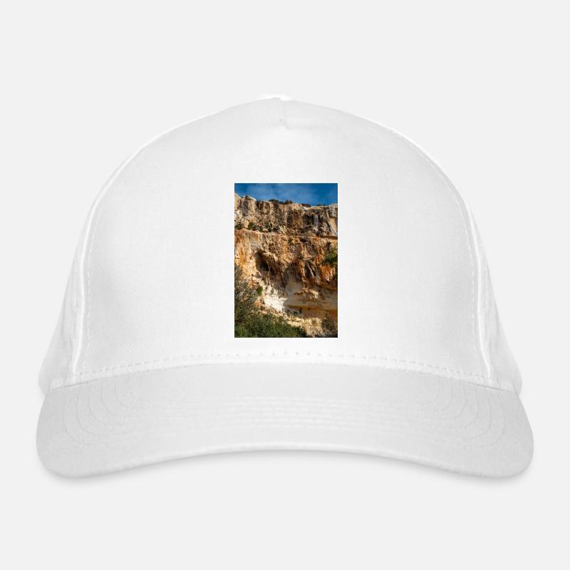 Dingli rock formation near Dingli Cliffs Malta Organic Baseball Cap