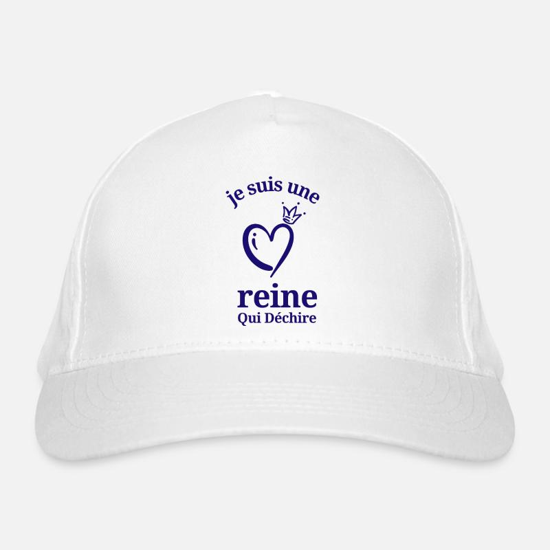 Ich bin eine Königin, die weint Bio-Baseballkappe