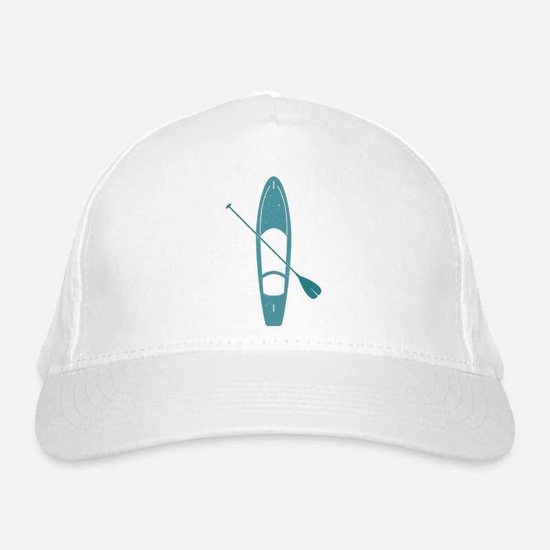 Standup Paddleboard Silhouette Bio-Baseballkappe