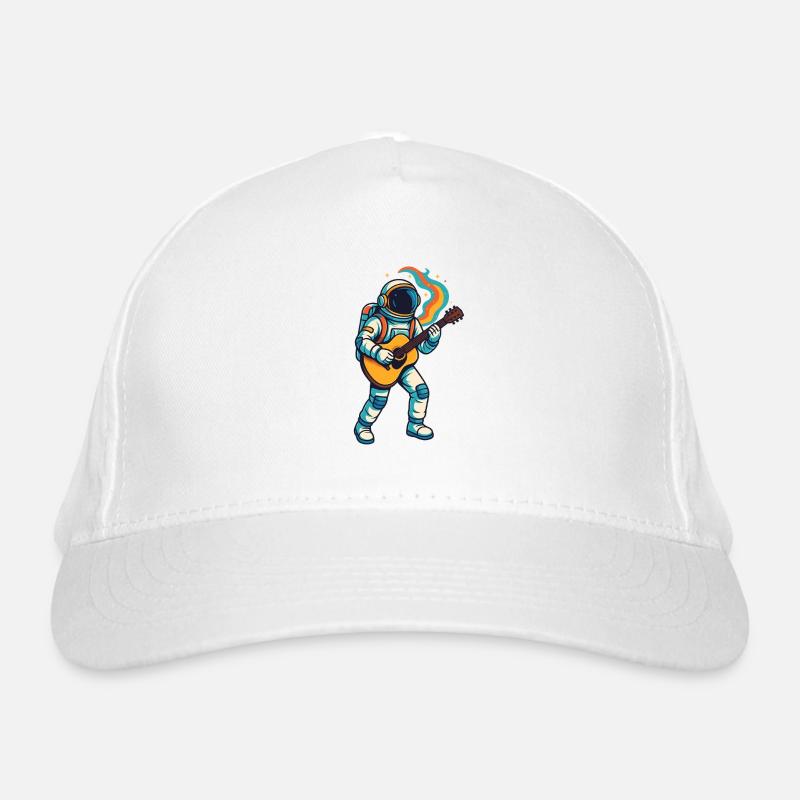 Cosmic Jam – Astronaut Rockt Bio-Baseballkappe