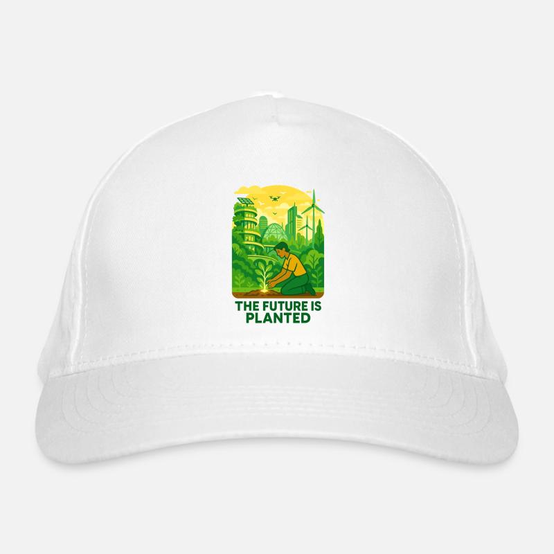 Solarpunk Roots Organic Baseball Cap