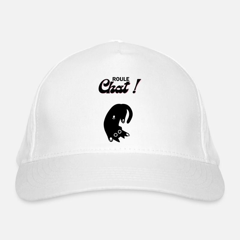 Freilaufende Katze! Bio-Baseballkappe