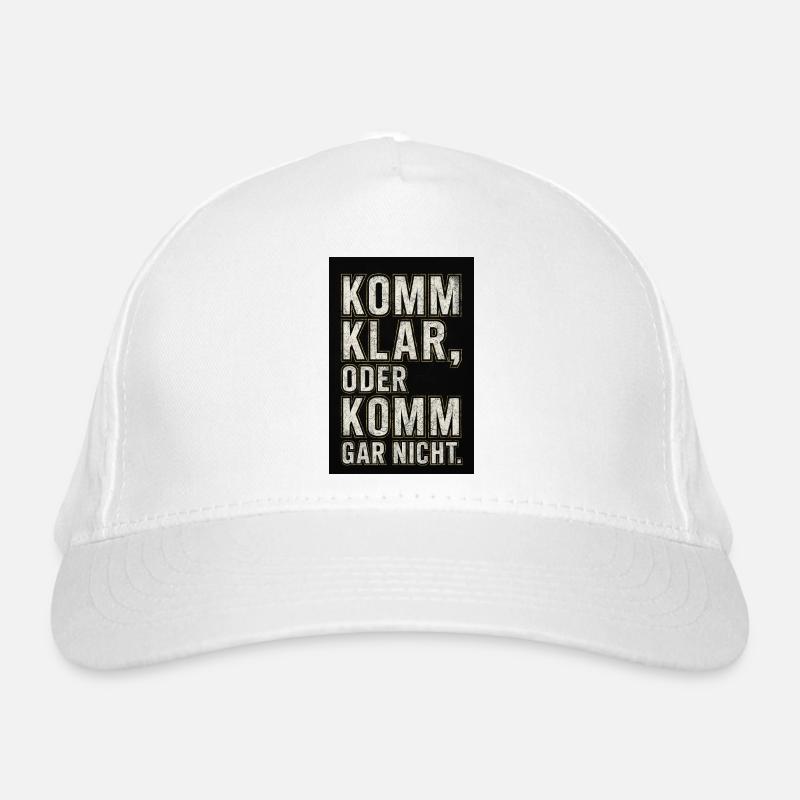 Komma klar!💯🖤💛 Bio-Baseballkappe