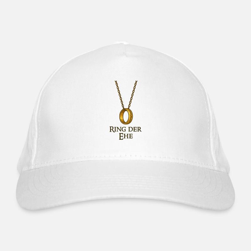 Ring der Ehe Bio-Baseballkappe