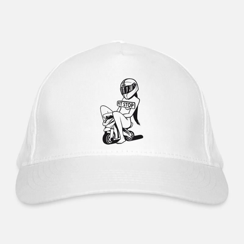 Pit Stop Racer Mädchen Bio-Baseballkappe