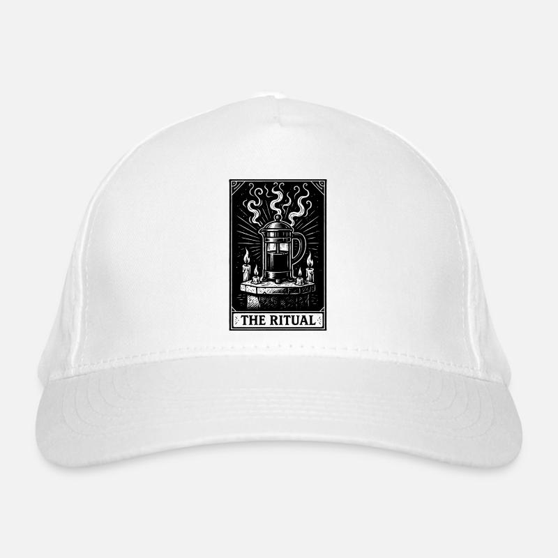 Tarot d’invocation de café – Le Rituel (Version Sombre) Casquette classique bio